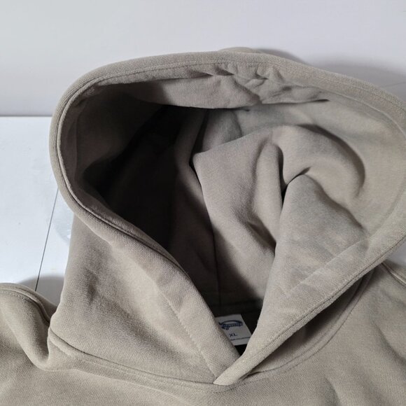 Artiemaster Men's XL Olive Plain Oversized Cotton Hoodie - Picture 2 of 5